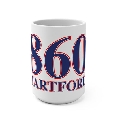 860 Hartford Red, White & Blue Mug 15oz