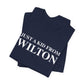 Just a kid from Wilton Unisex Jersey Short Sleeve T-Shirt