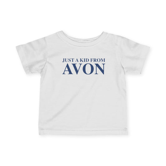 Just a kid from Avon Infant Fine Jersey T-Shirt