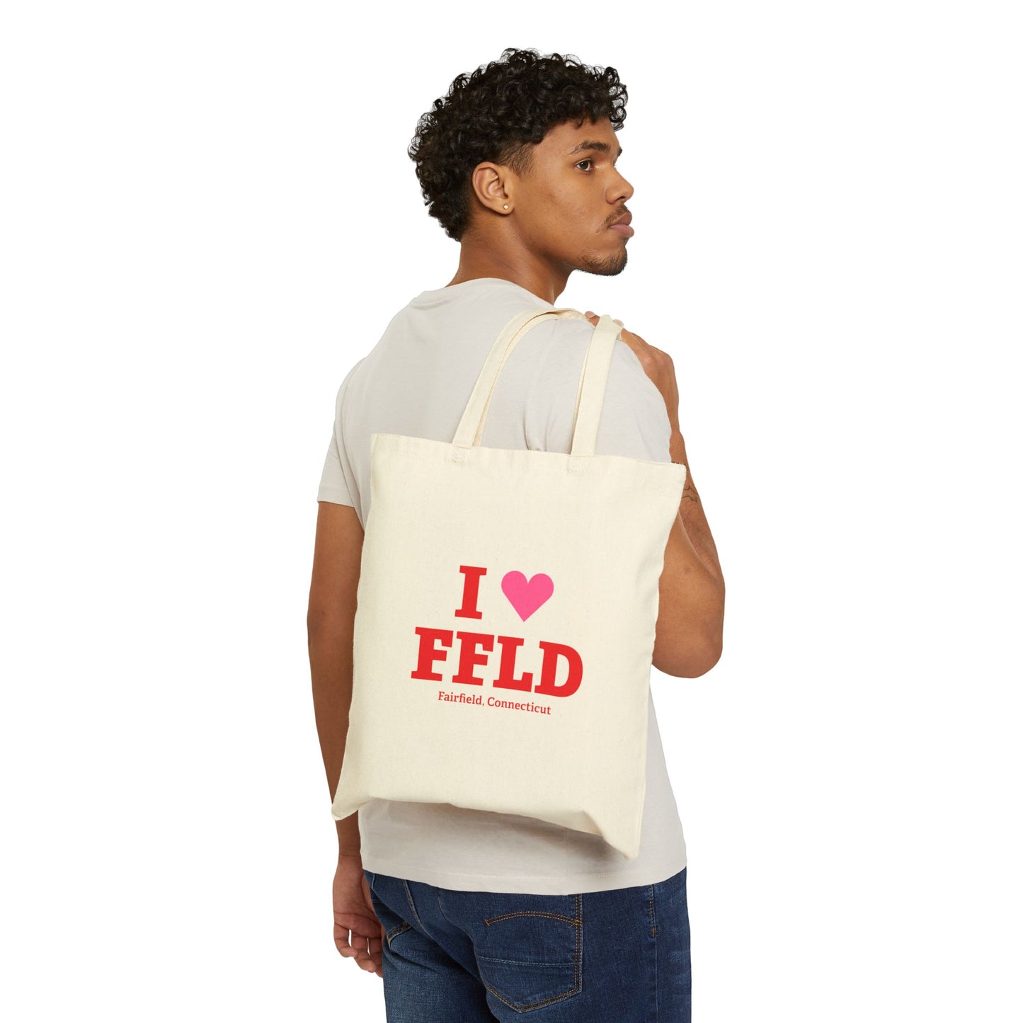 I Heart FFLD Cotton Canvas Tote Bag