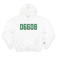 06608 Bridgeport Connecticut Zip Code Champion Hoodie Sweatshirt