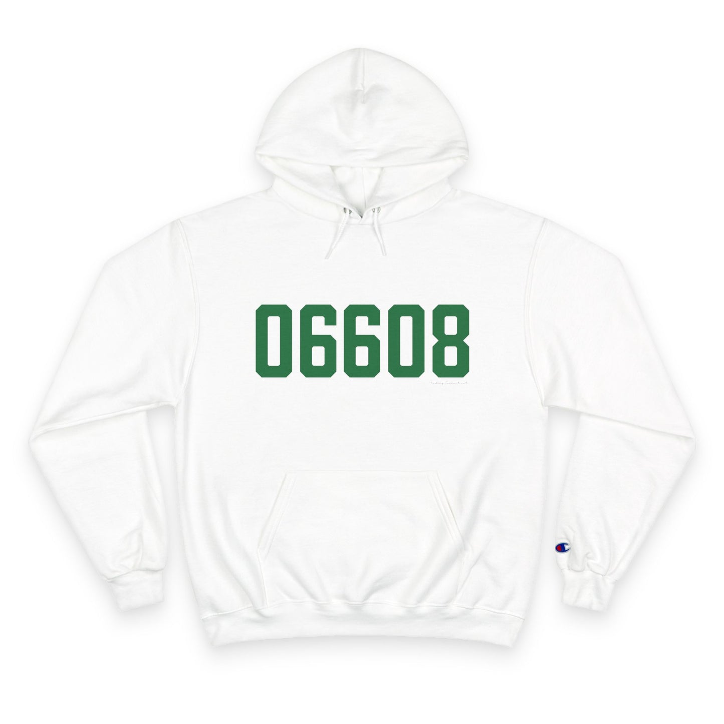 06608 Bridgeport Connecticut Zip Code Champion Hoodie Sweatshirt