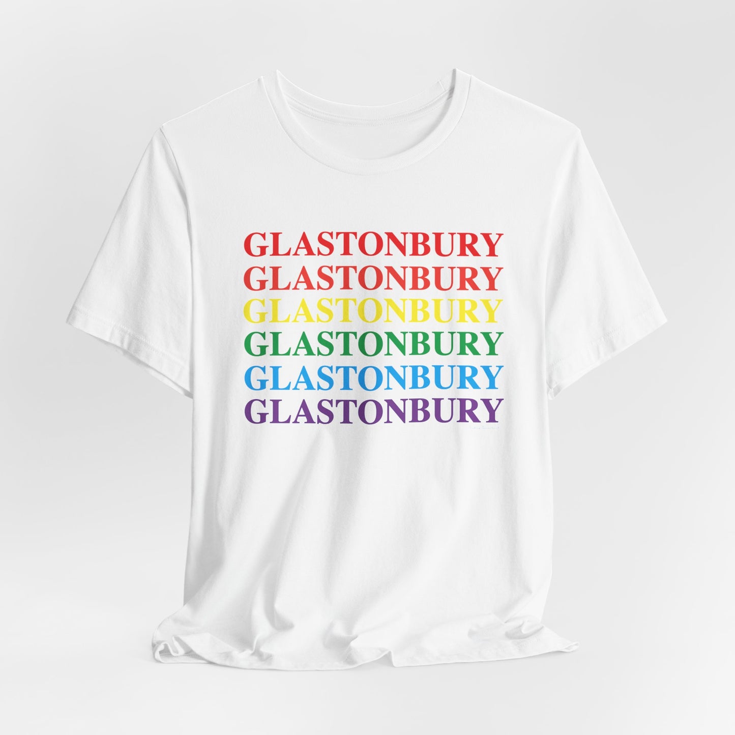 Glastonbury Pride  Unisex Jersey Short Sleeve Tee