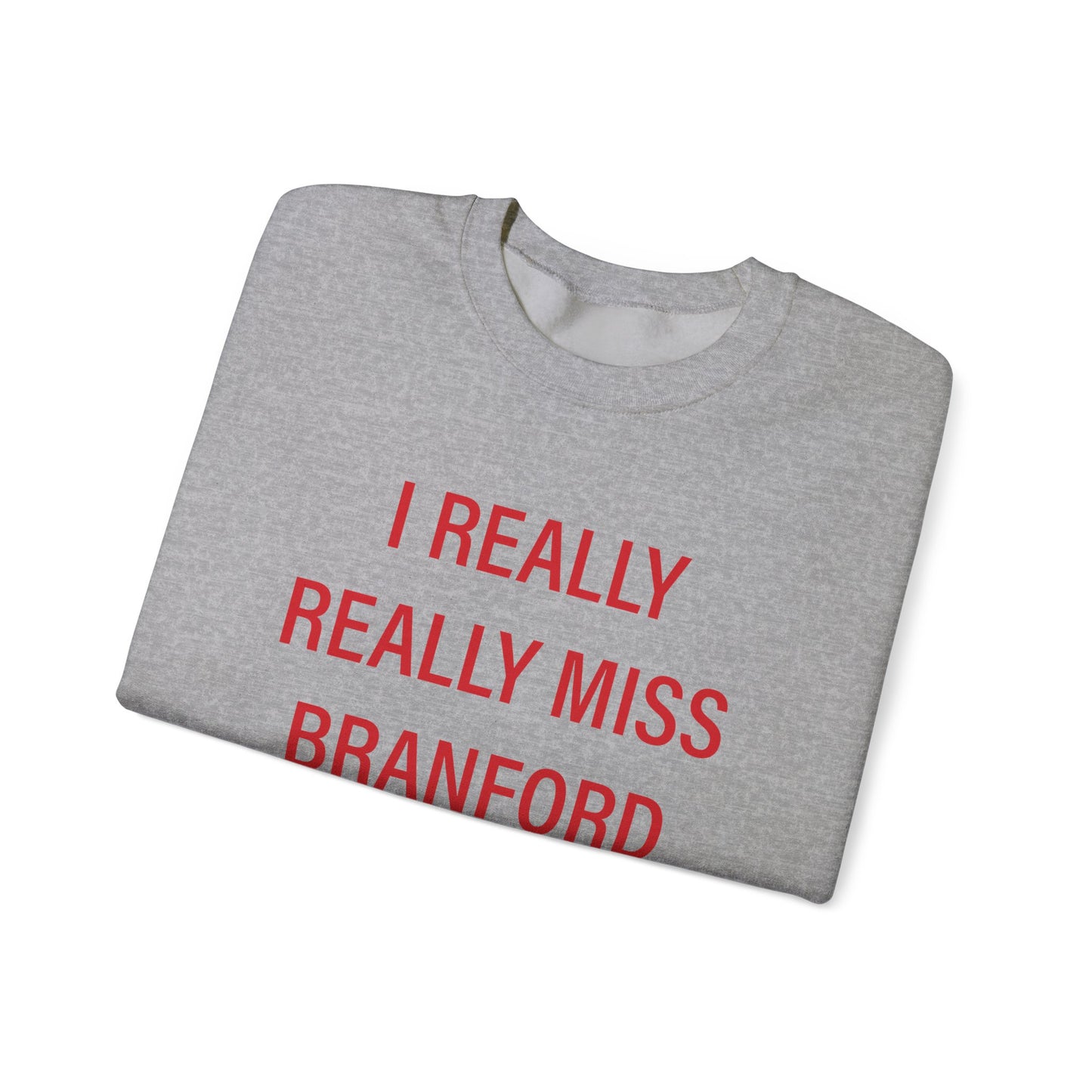 I Really Really Miss Branford Unisex Heavy Blend™ Crewneck Sweatshirt
