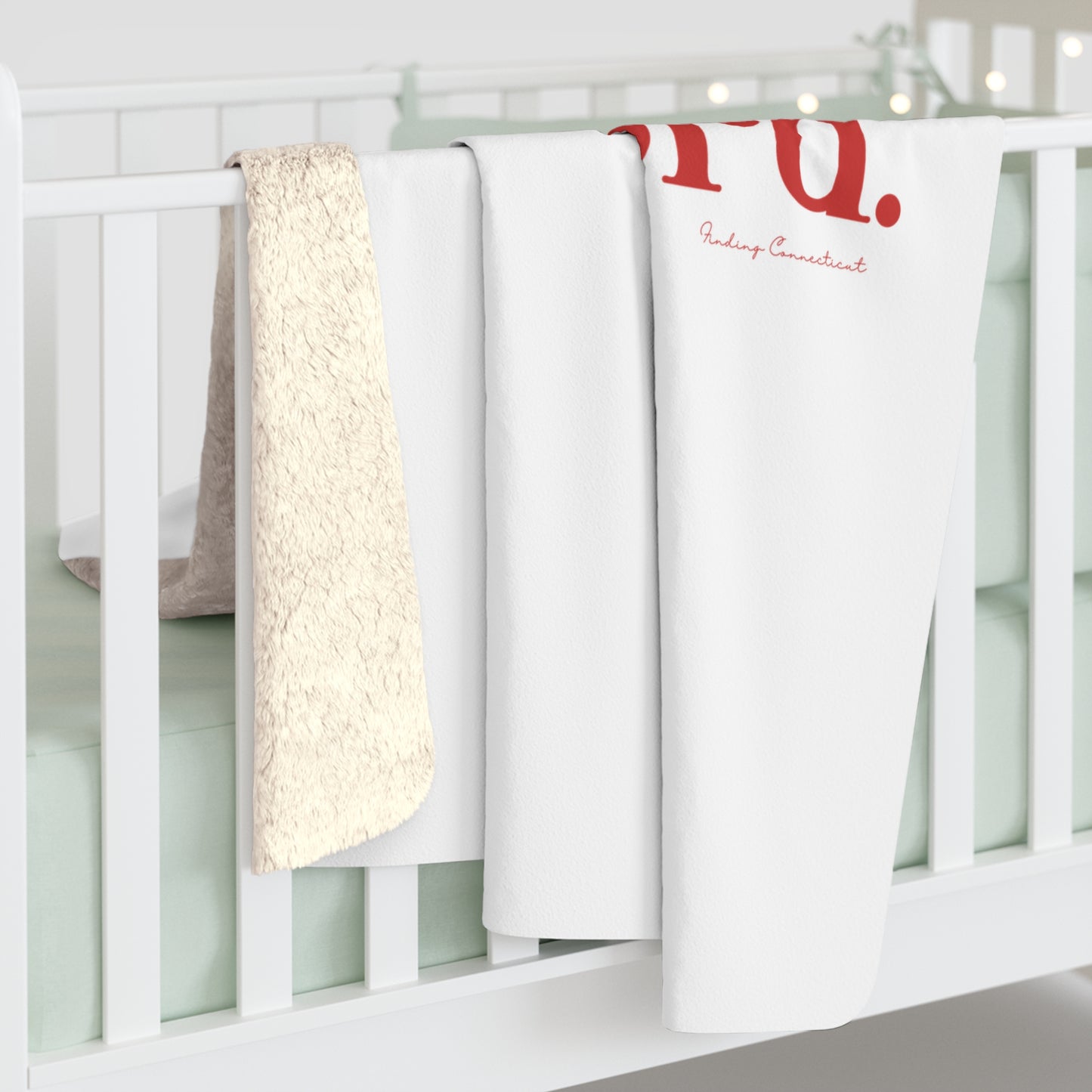 I’d rather be in Stratford  Sherpa Fleece Blanket