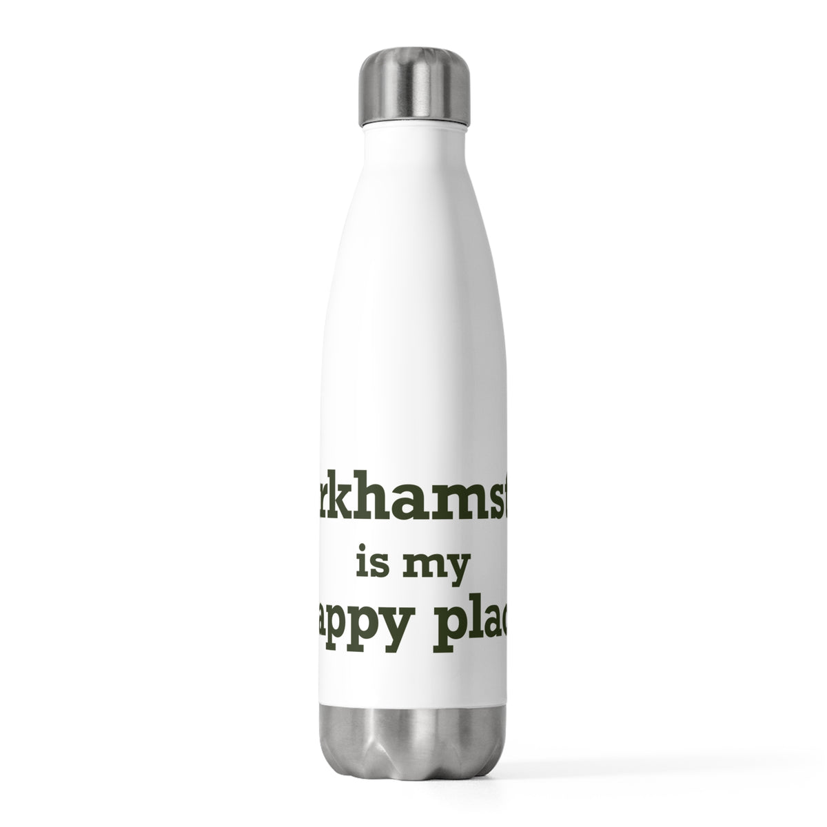Barkhamsted is my Happy Place 20 oz Insulated Bottle