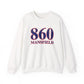 860 Mansfield Red White & Blue Unisex Heavy Blend™ Crewneck Sweatshirt