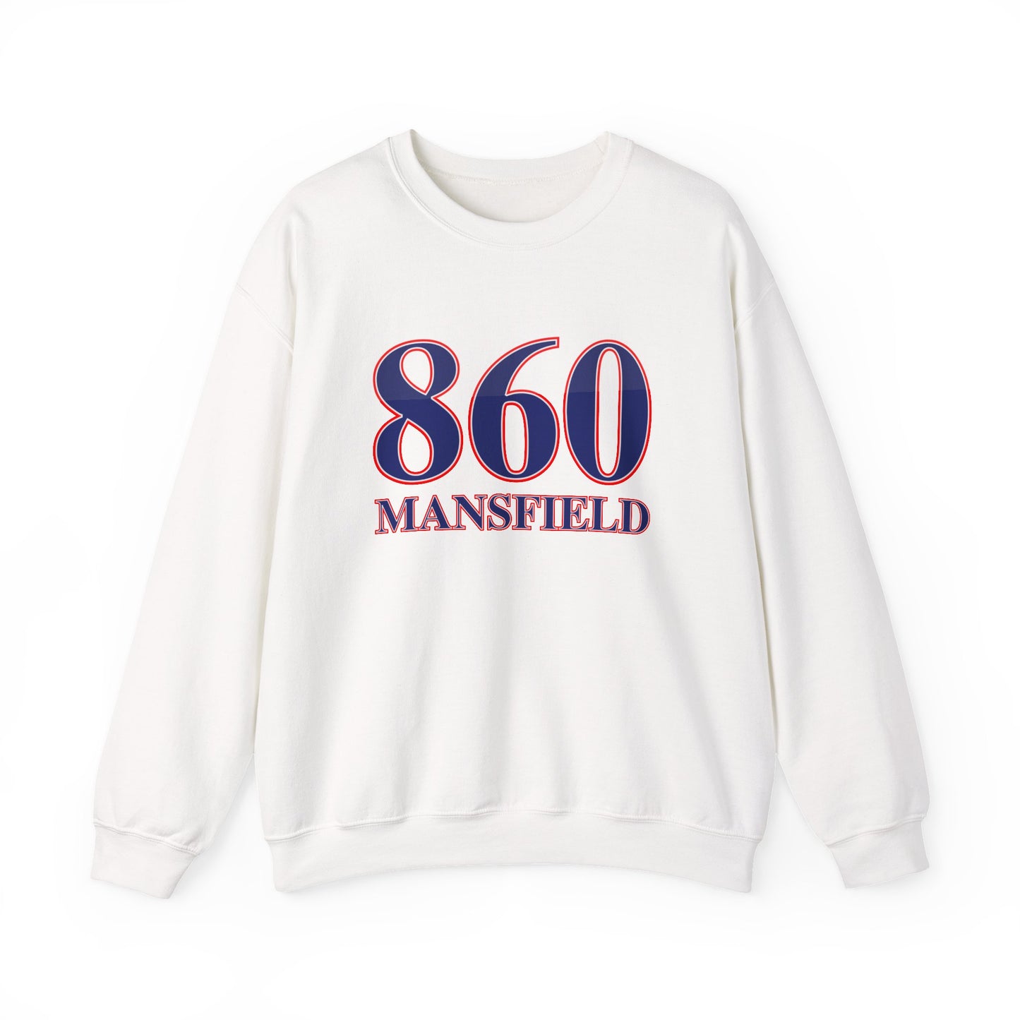 860 Mansfield Red White & Blue Unisex Heavy Blend™ Crewneck Sweatshirt