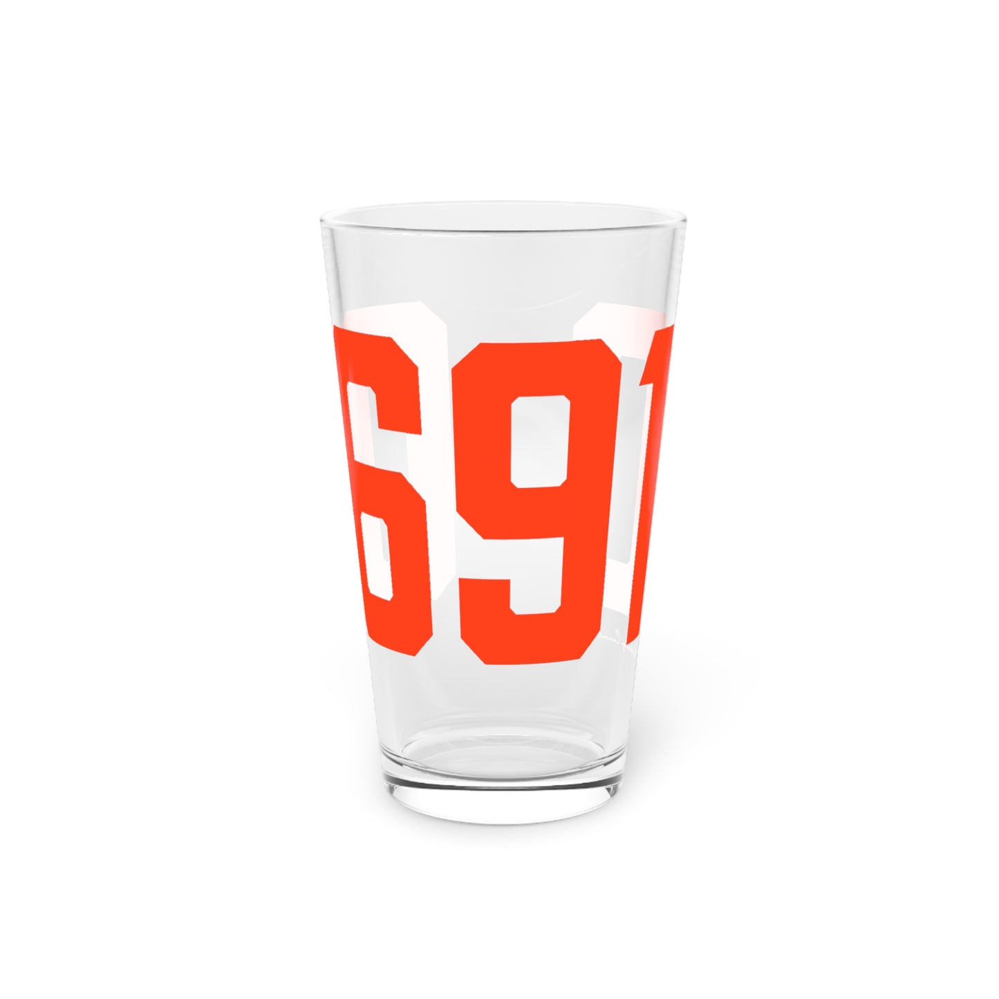 06910 Stamford Connecticut Zip Code Pint Glass, 16oz