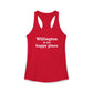 Willington is My Happy Place Women's Ideal Racerback Tank Top