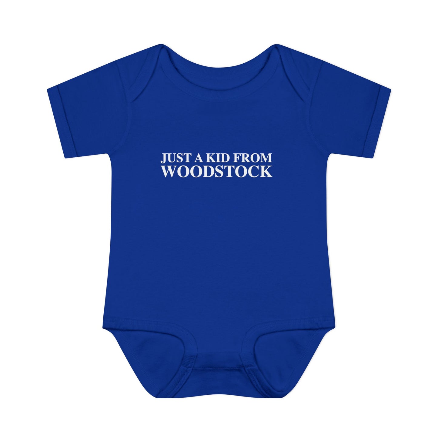 Just a kid from Woodstock Infant Baby Rib Bodysuit