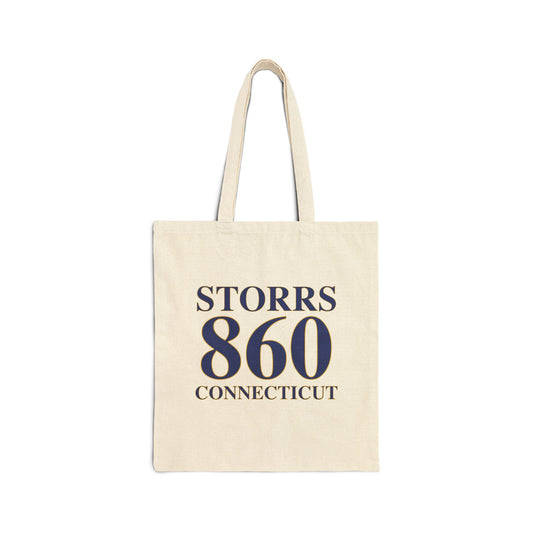 Storrs 860 Connecticut Cotton Canvas Tote Bag