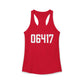 06417 Deep River CT Zip Code Women's Ideal Racerback Tank Top