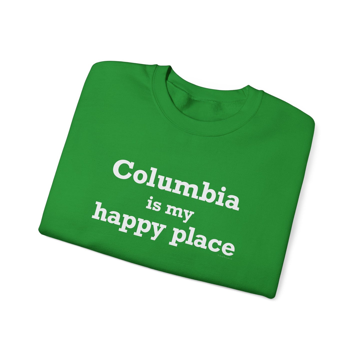Columbia is My Happy Place Unisex Heavy Blend™ Crewneck Sweatshirt