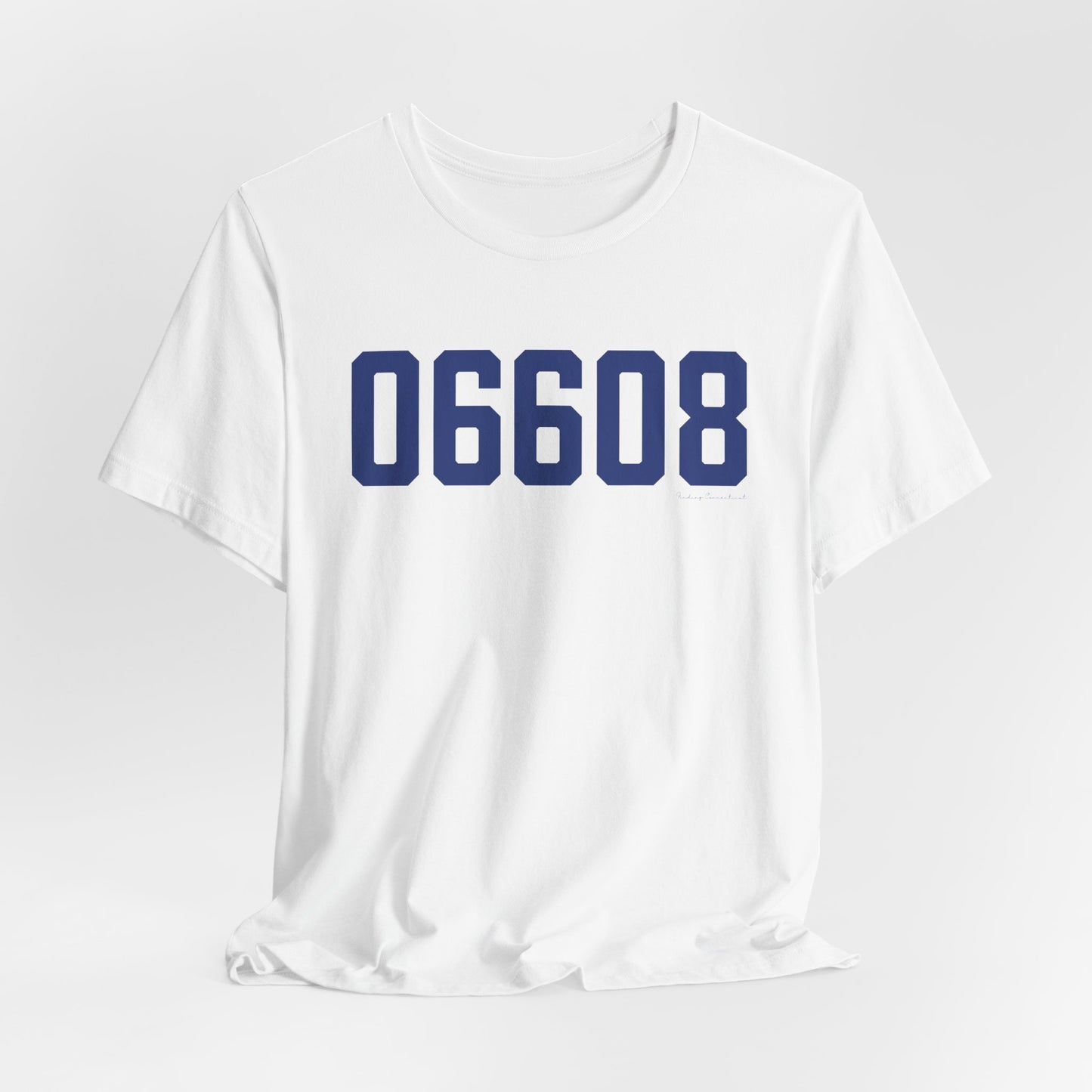 06608 Bridgeport Connecticut Zip Code Unisex Jersey Short Sleeve T-Shirt