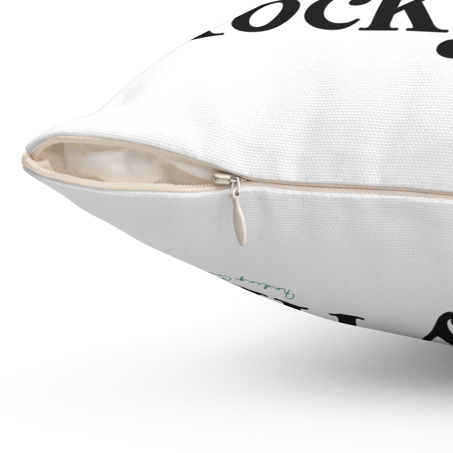 I Clover Rocky Hill Spun Polyester Square Pillow