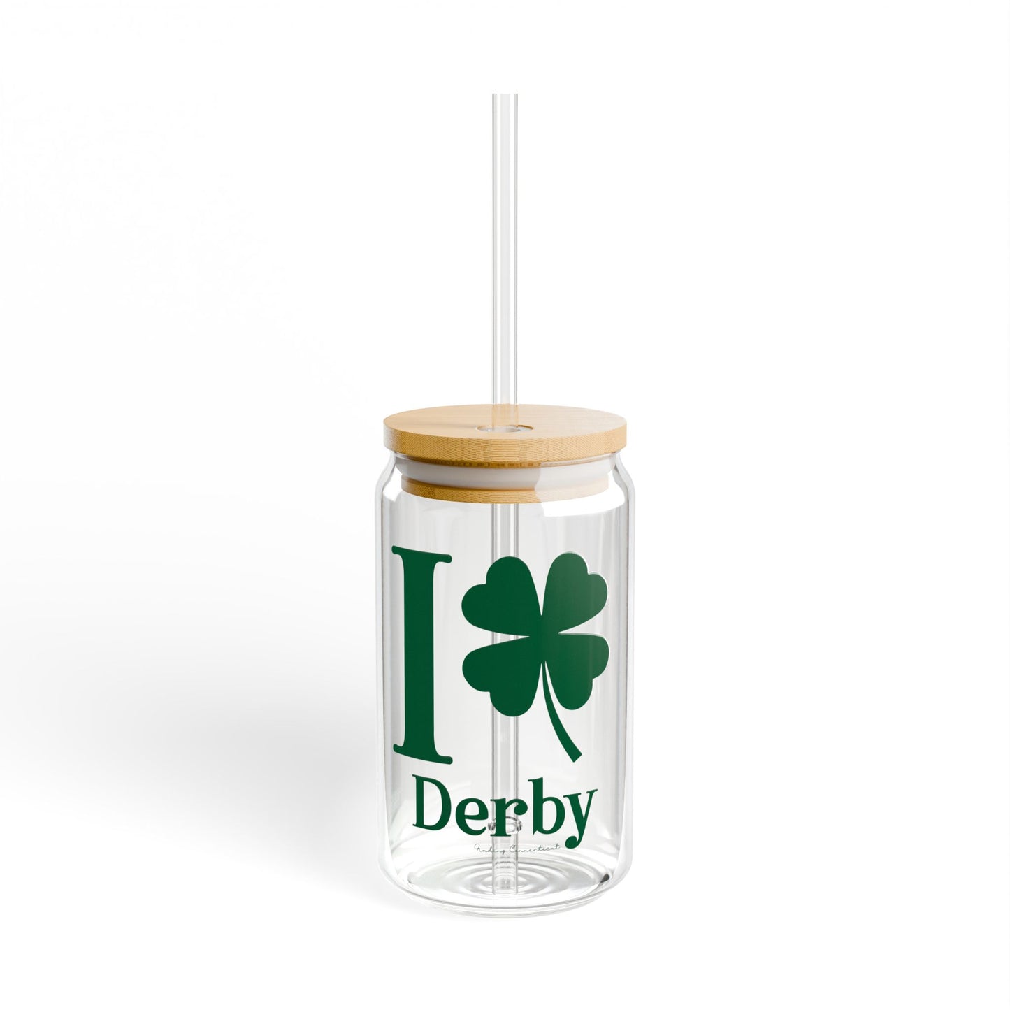 I Clover Derby Sipper Glass, 16oz