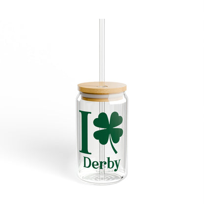 I Clover Derby Sipper Glass, 16oz