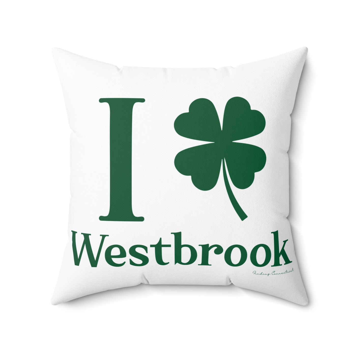 I Clover Westbrook Spun Polyester Square Pillow