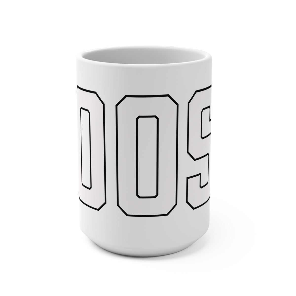 Goose Zip Code White & Black Mug 15oz