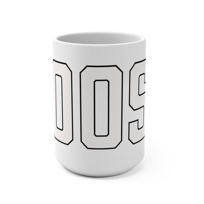 Goose Zip Code White & Black Mug 15oz
