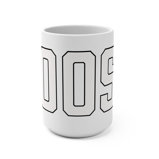 Goose Zip Code White & Black Mug 15oz