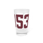 06053 New Britain Connecticut Zip Code Pint Glass, 16oz