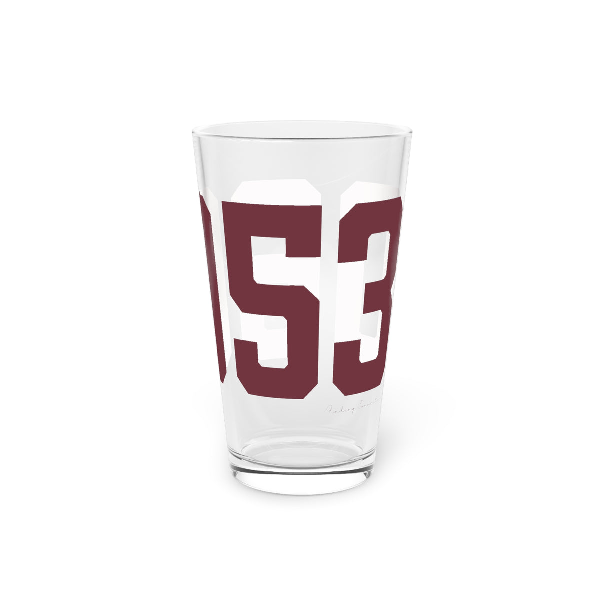 06053 New Britain Connecticut Zip Code Pint Glass, 16oz