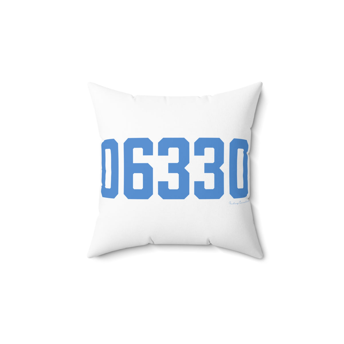 06330 Sprague Connecticut Zip Code  Spun Polyester Square Pillow