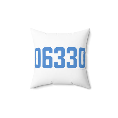 06330 Sprague Connecticut Zip Code  Spun Polyester Square Pillow