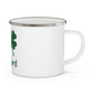 I Clover Branford Enamel Camping Mug