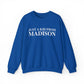 Just a kid from Madison Unisex Heavy Blend™ Crewneck Sweatshirt