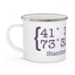 Stamford Coordinates Enamel Camping Mug