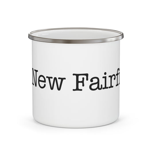 I Heart New Fairfield. Enamel Camping Mug