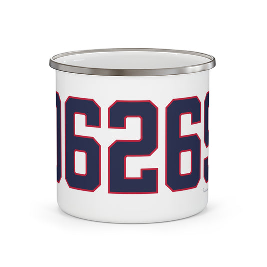 06269 Storrs Connecticut Zip Code Enamel Camping Mug