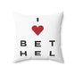 Bethel Vision Spun Polyester Square Pillow