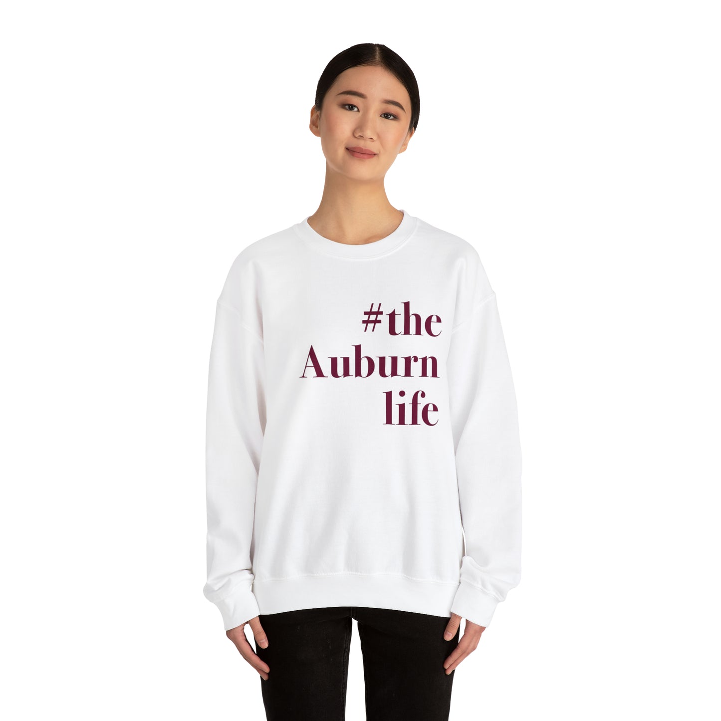 #theauburnlife Unisex Heavy Blend™ Crewneck Sweatshirt