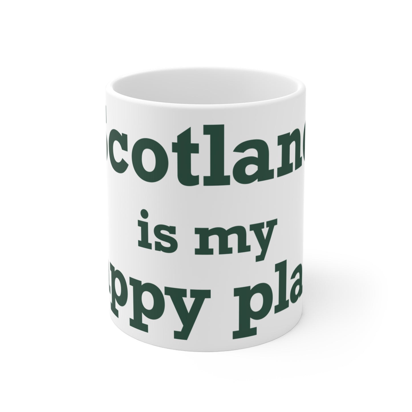 Scotland is My Happy Place Mug 11oz