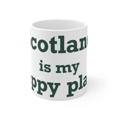 Scotland is My Happy Place Mug 11oz