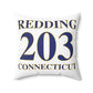 Redding 203 Connecticut  Spun Polyester Square Pillow