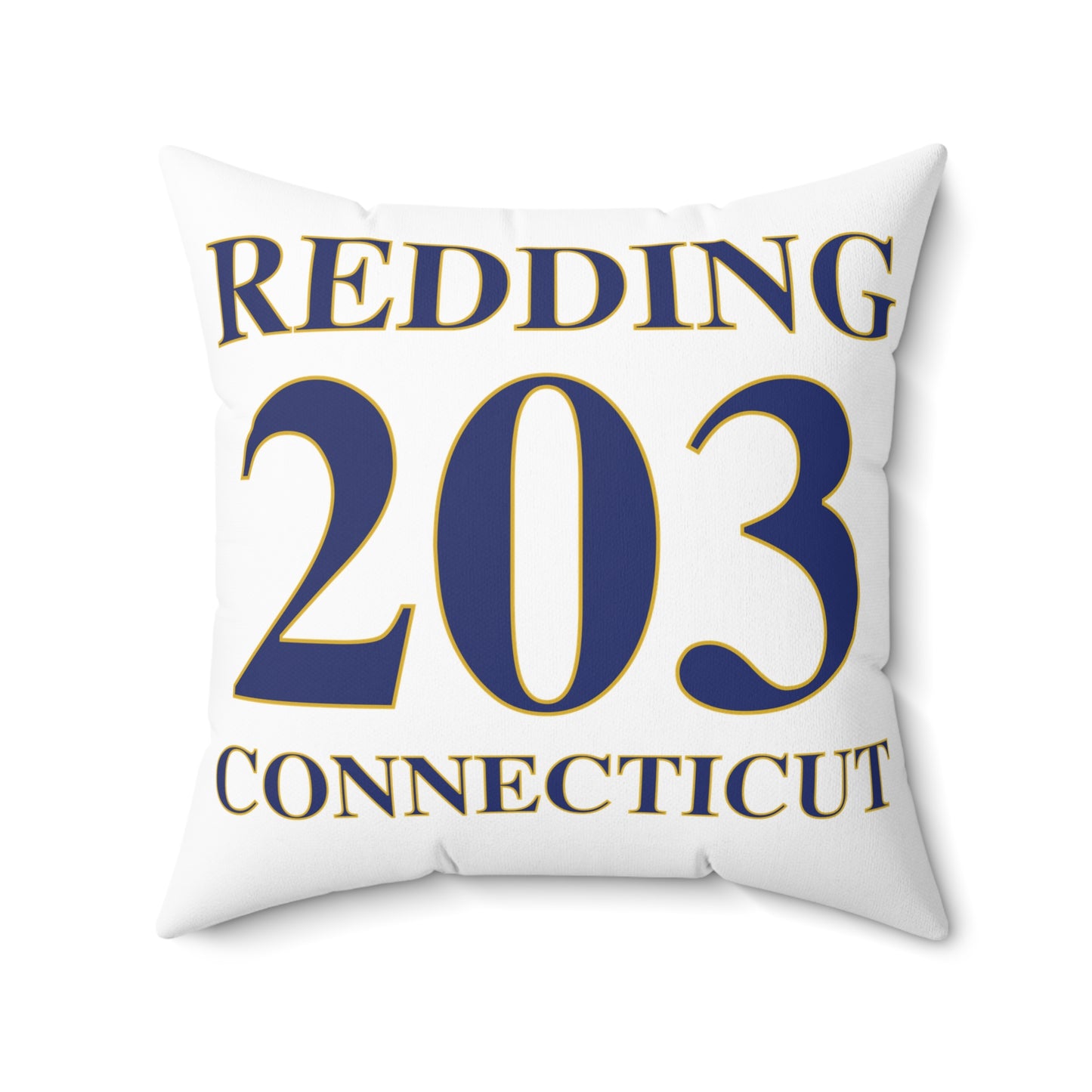 Redding 203 Connecticut  Spun Polyester Square Pillow