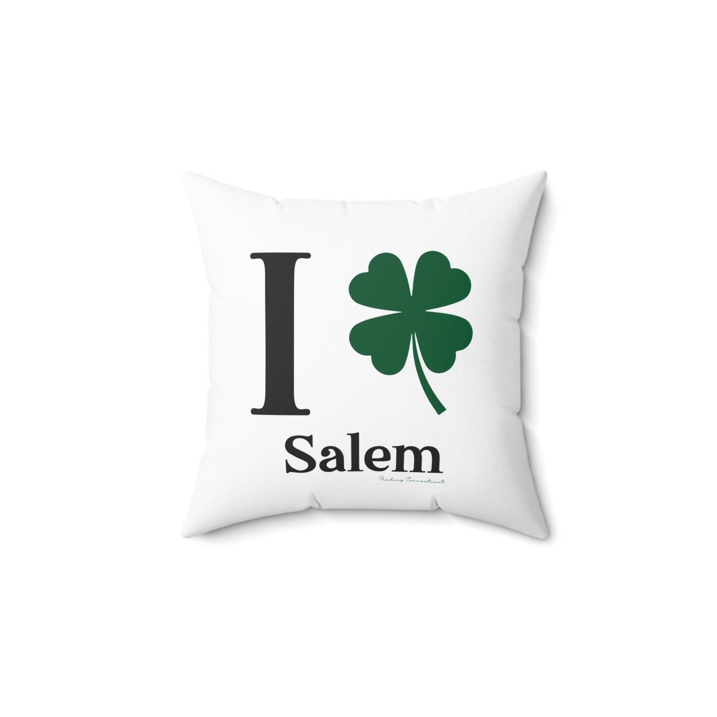 I Clover Salem Spun Polyester Square Pillow