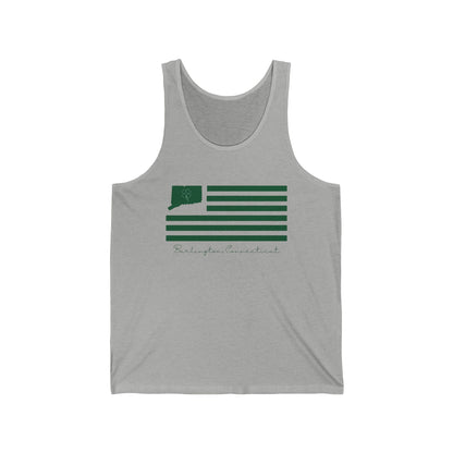 Burlington Connecticut St. Patrick’s Day Flag Unisex Jersey Tank Top