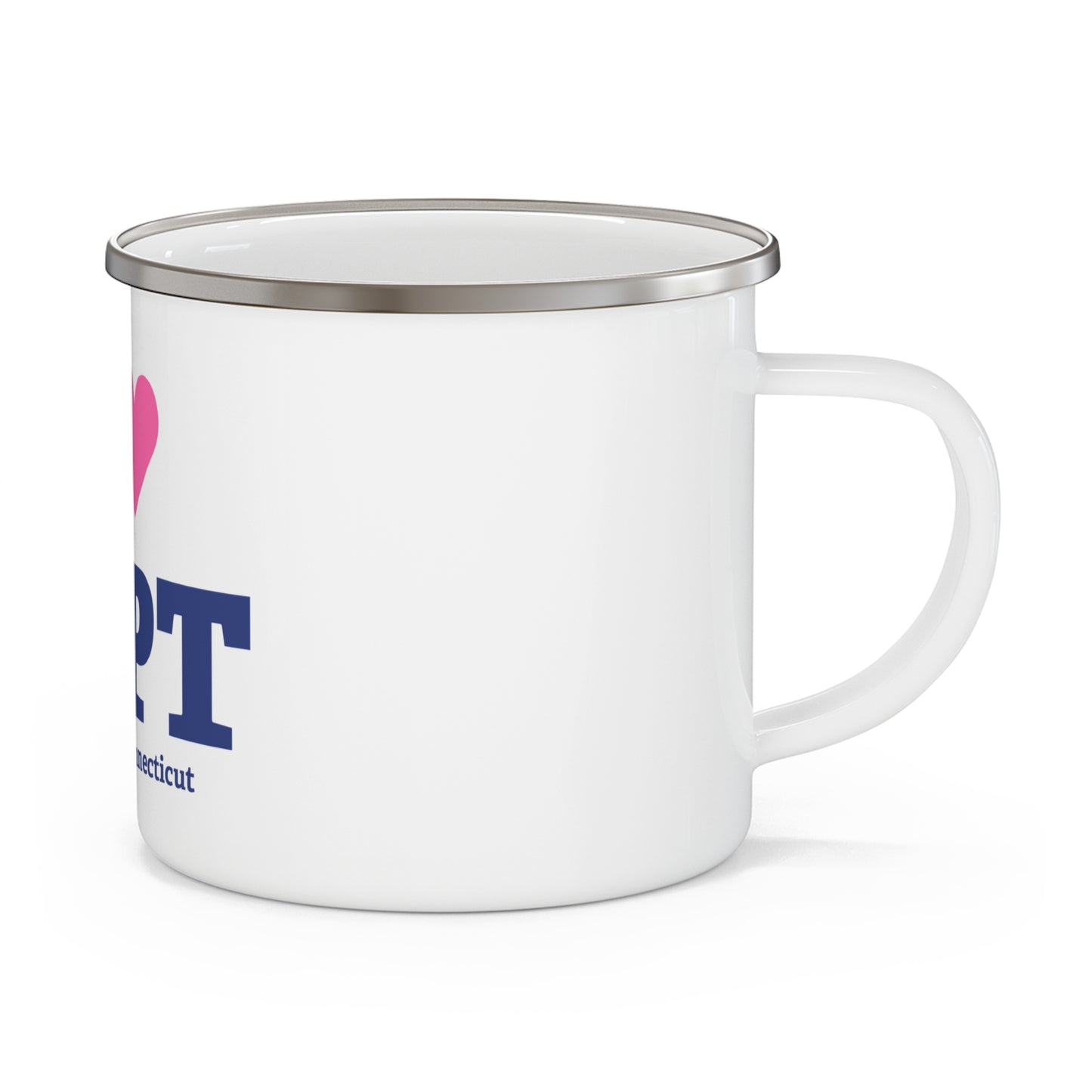 I Heart BRPT Enamel Camping Mug
