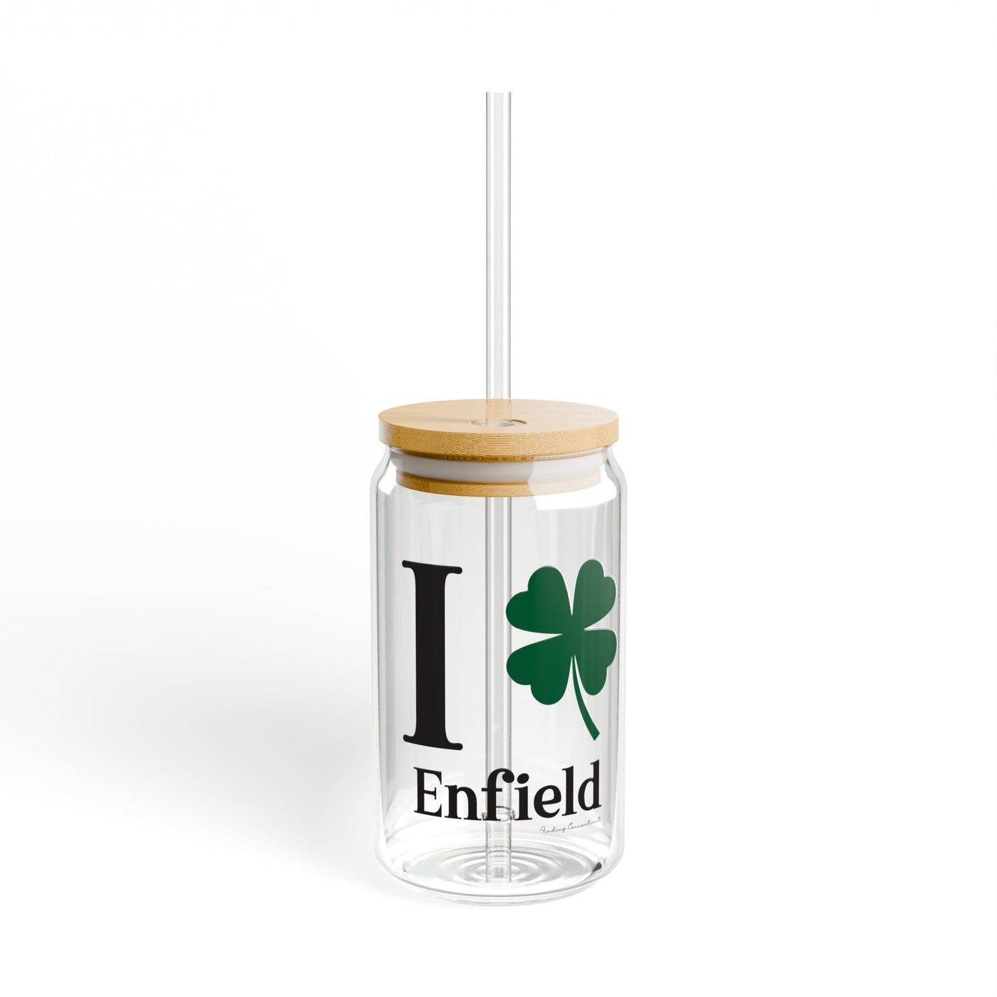 I Clover Enfield Sipper Glass, 16oz