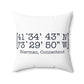 Sherman Coordinates Spun Polyester Square Pillow