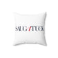 41 Tilt Saugatuck Spun Polyester Square Pillow