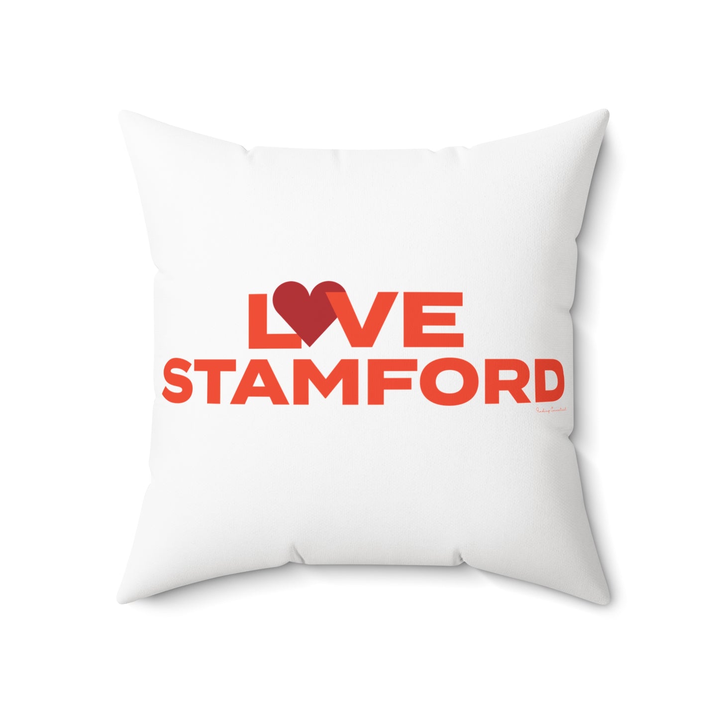 Love Stamford Spun Polyester Square Pillow
