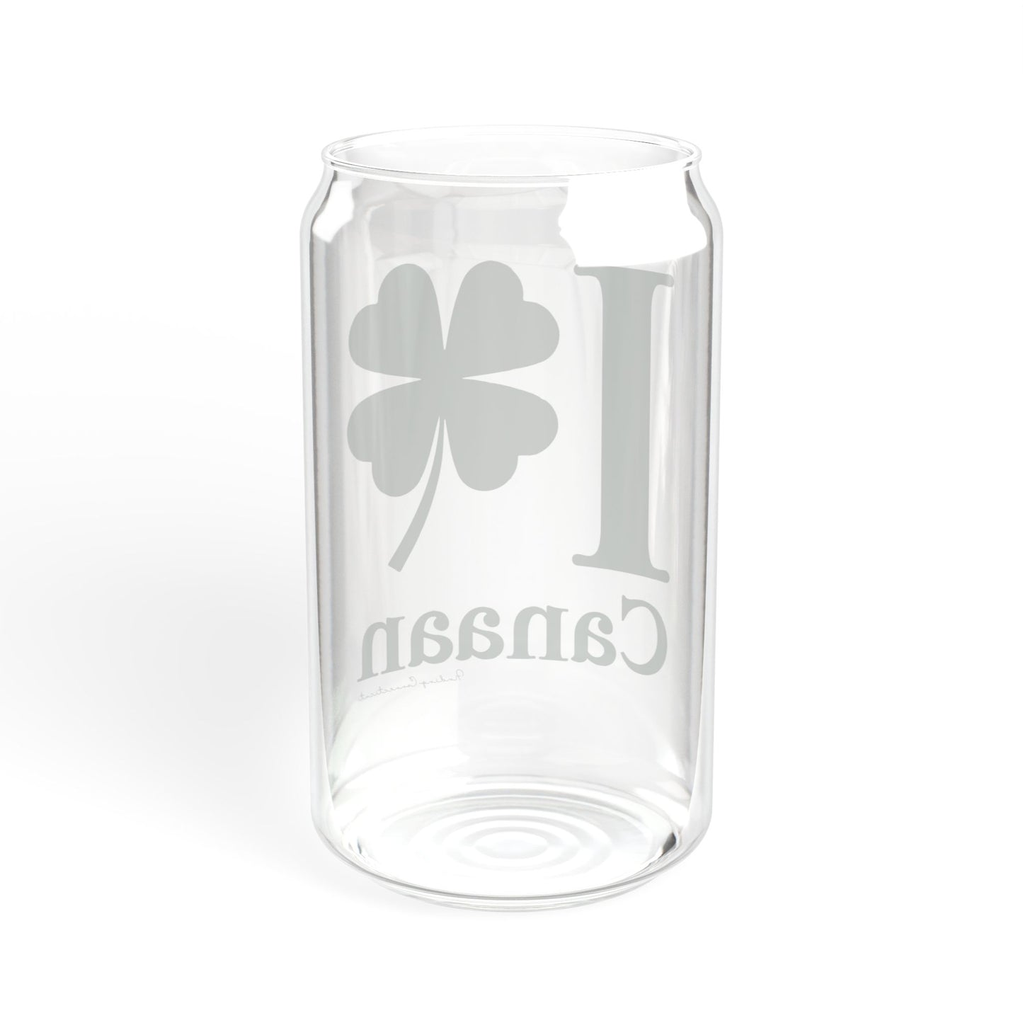 I Clover Canaan Sipper Glass, 16oz