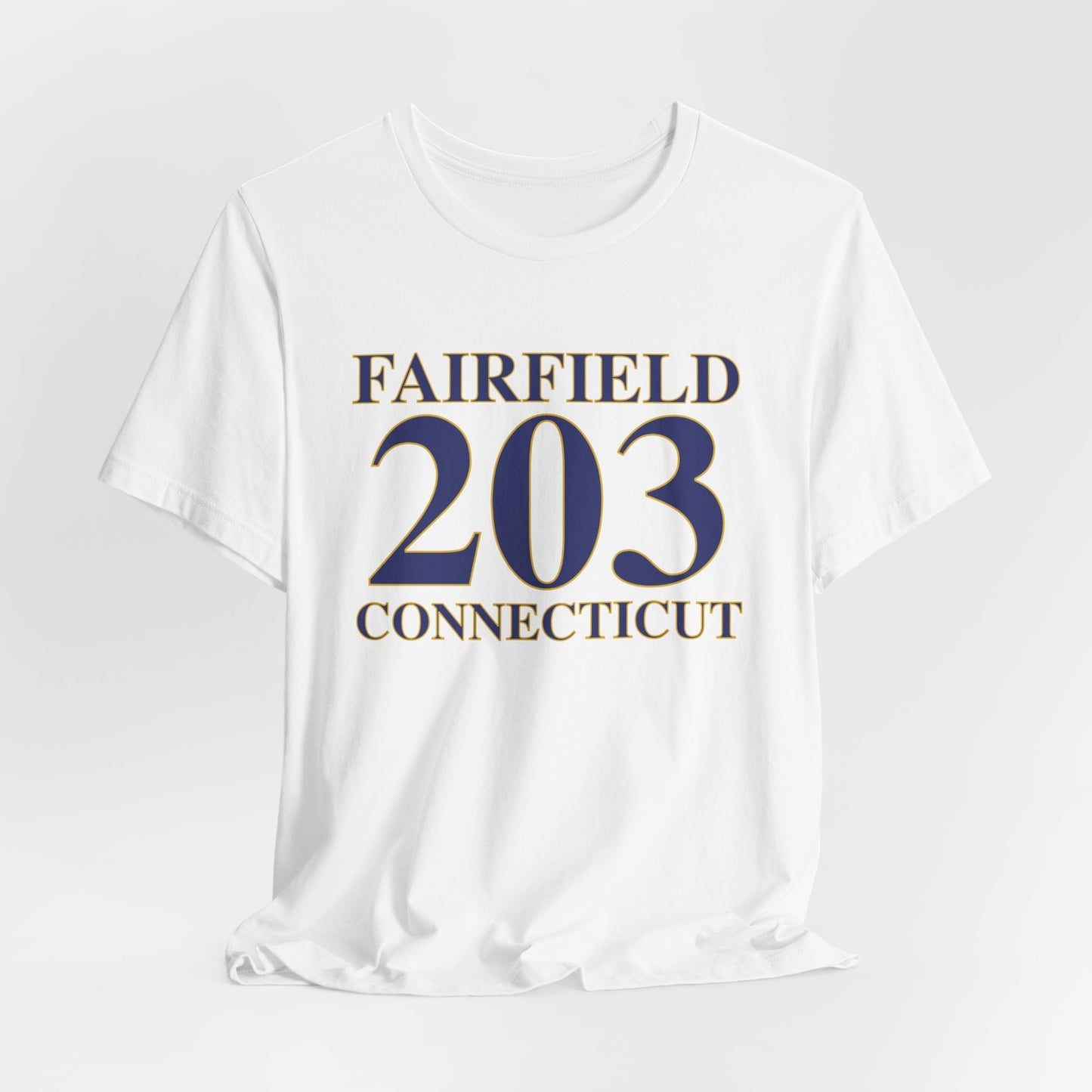 Fairfield 203 Connecticut Unisex Jersey Short Sleeve T-Shirt